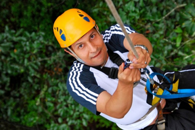 Rapppel en teambuilding